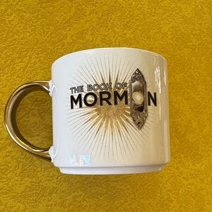 The Book of Mormon White and Gold Mug